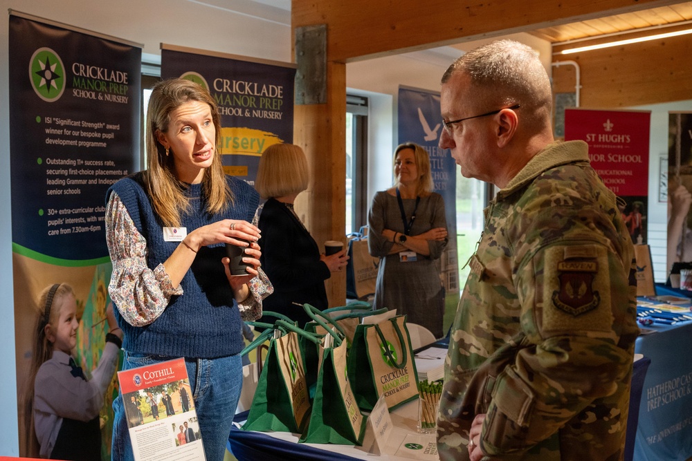 RAF Fairford hosts school information fair