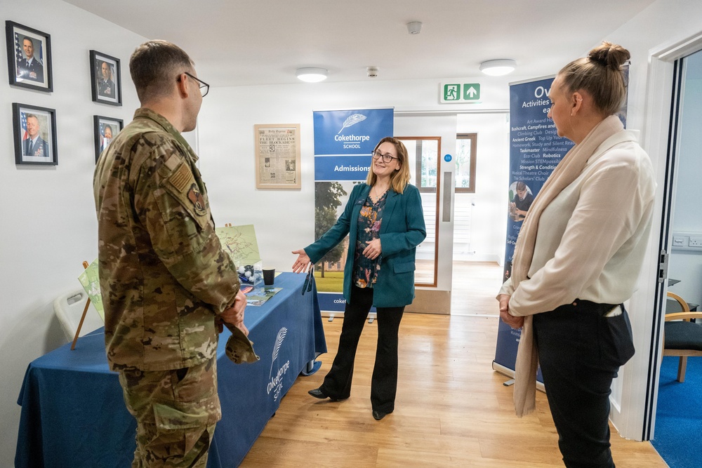 RAF Fairford hosts school information fair