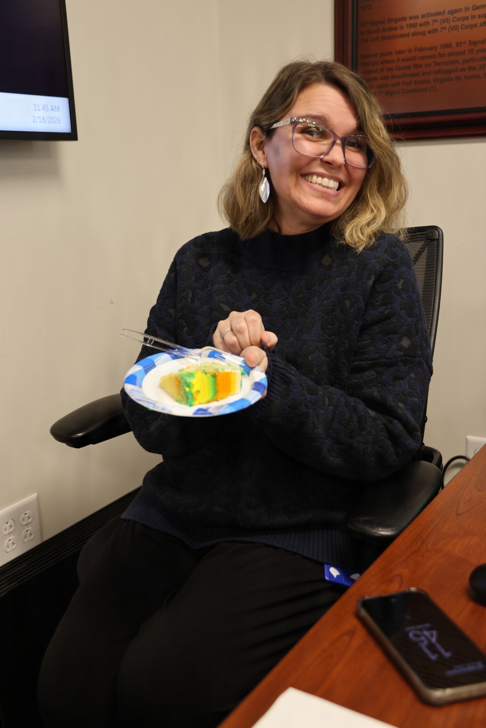 7th Signal Command (Theater) Celebrates Soldiers with a February Birthday