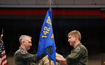 142nd Operations Support Squadron Change of Command