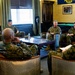 The Commandant, Gen, Eric M. Smith and Sergeant Major of the Marine Corps Carlos A. Ruiz visit TBS Echo Company