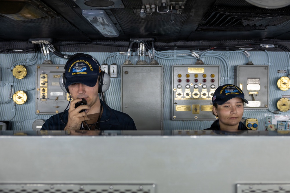 Abraham Lincoln Stands Watch