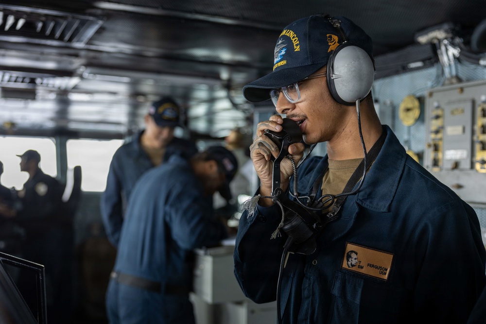 Abraham Lincoln Stands Watch