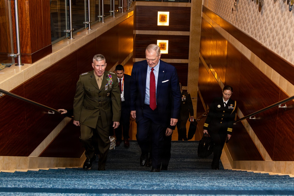 The Commandant, Gen. Eric M. Smith attends the annual AMCSUS Leadership and Awards Banquet as the Guest of Honor