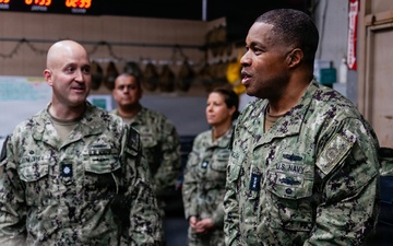 Vice Adm. Dion English Visits EOD Expeditionary Support Unit One
