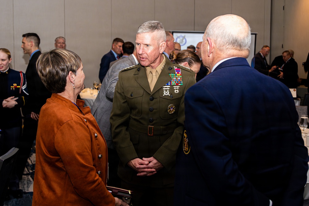 The Commandant, Gen. Eric M. Smith attends the annual AMCSUS Leadership and Awards Banquet as the Guest of Honor