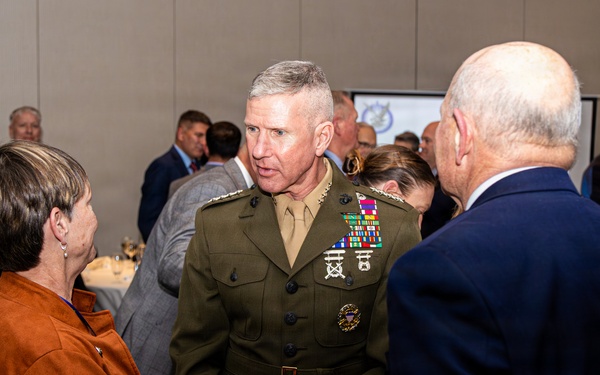 The Commandant, Gen. Eric M. Smith attends the annual AMCSUS Leadership and Awards Banquet as the Guest of Honor