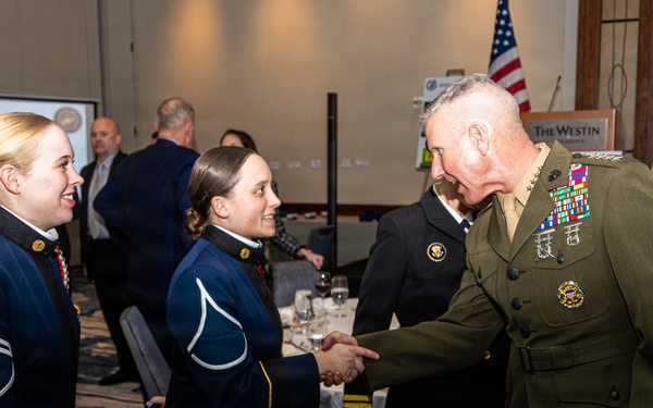 The Commandant, Gen. Eric M. Smith attends the annual AMCSUS Leadership and Awards Banquet as the Guest of Honor
