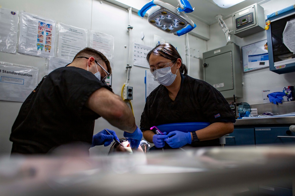 Abraham Lincoln Conducts Dental Operations