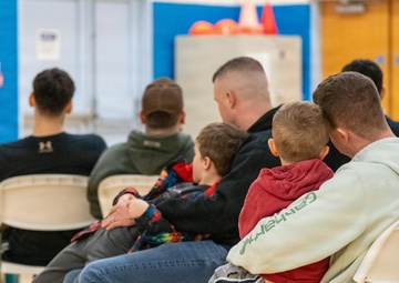 Atlanta Falcons cheerleaders connect with Pathfinder community