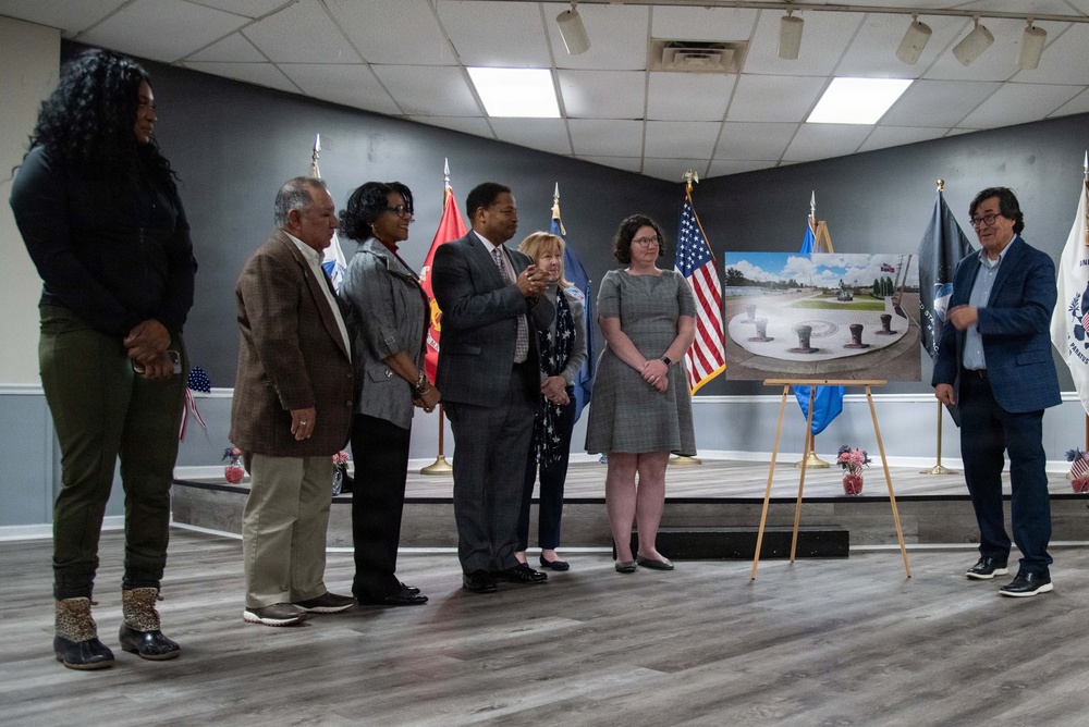Millington Mayor Unveils Lone Sailor Monument Plaza Rendering
