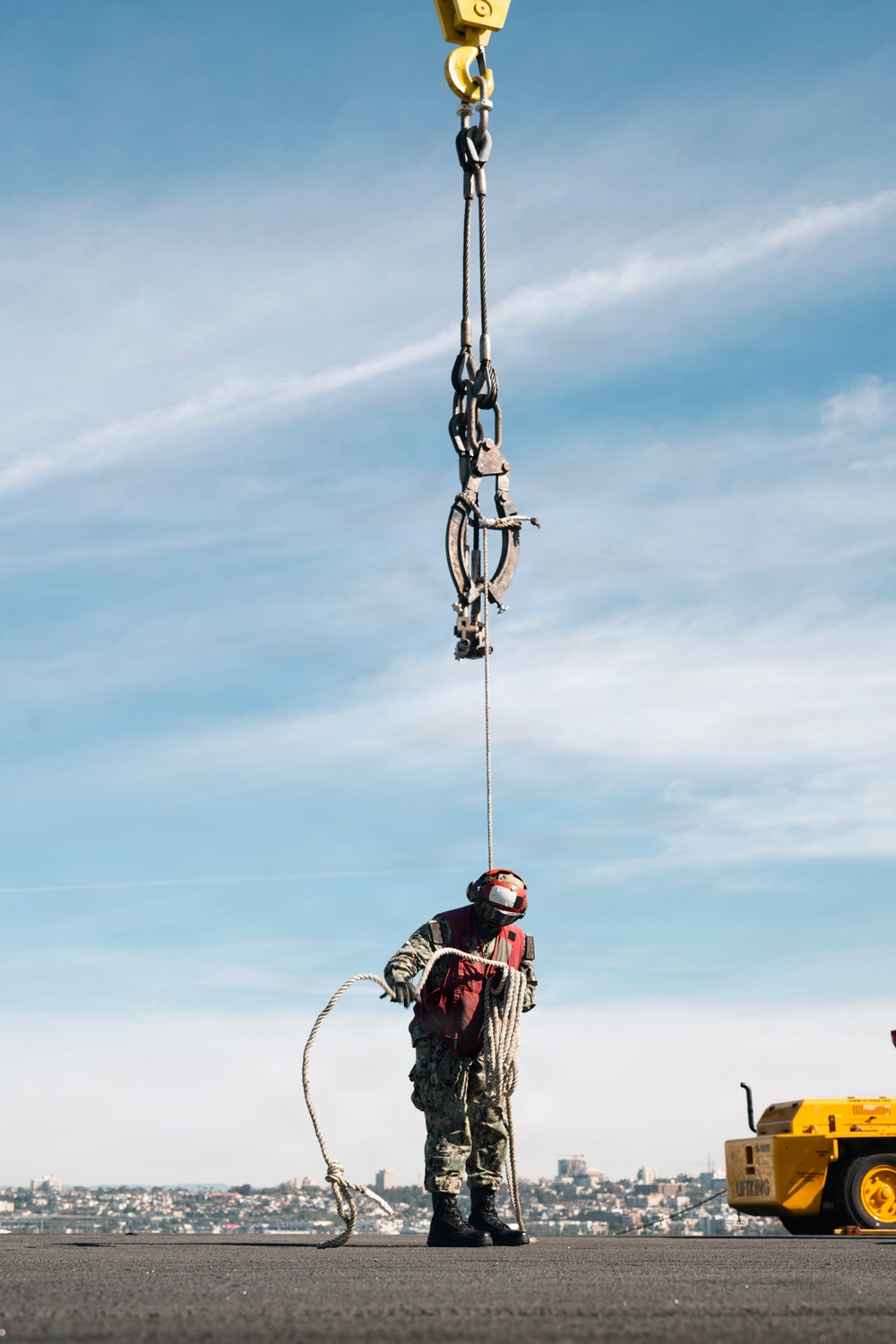 U.S Navy Sailors Conduct Maintenance
