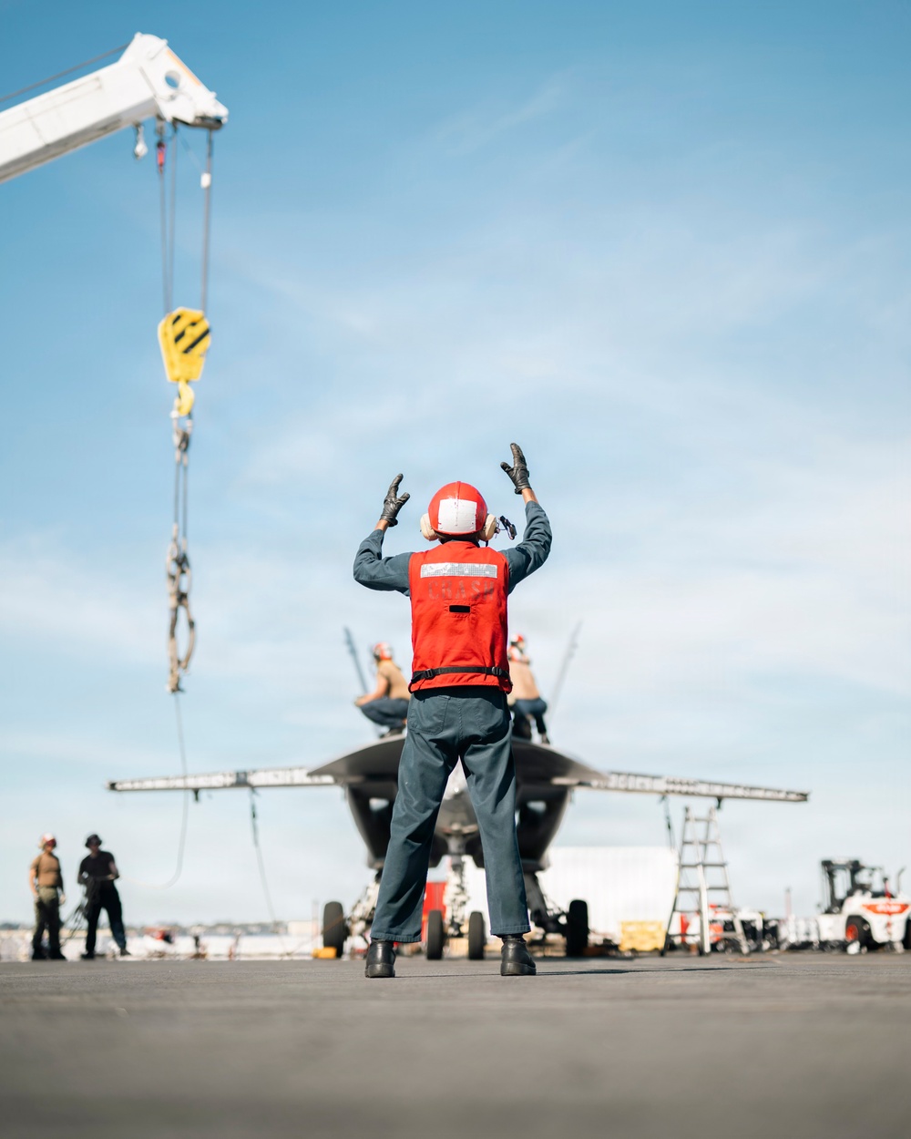 U.S Navy Sailors Conduct Maintenance