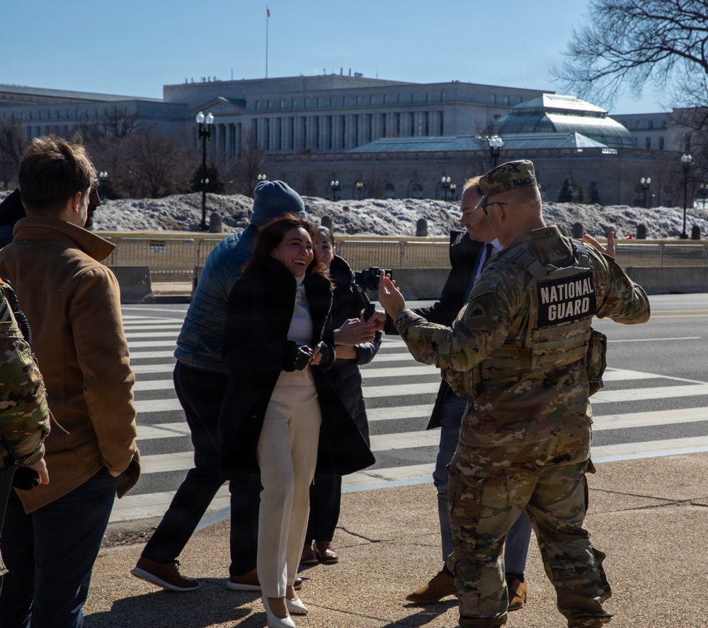 D.C. National Guard commanding general meets with U.S. Attorney Pirro