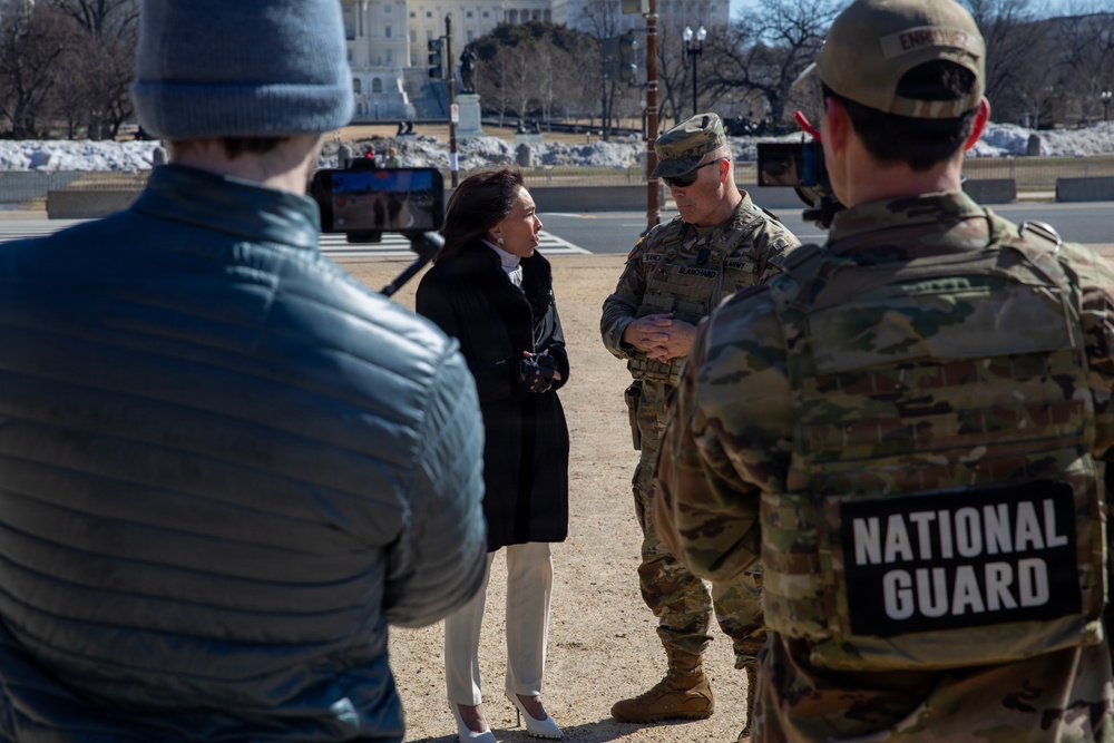 D.C. National Guard commanding general meets with U.S. Attorney Pirro