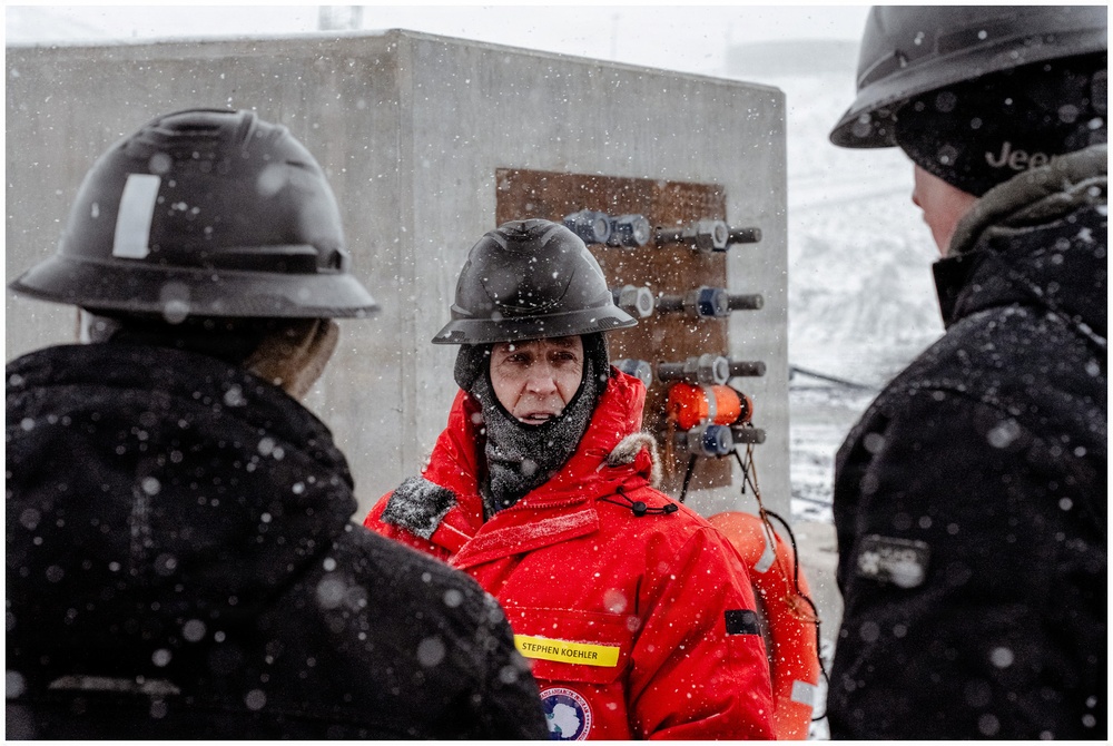 Adm. Steve Koehler, commander, U.S. Pacific Fleet, tours McMurdo Station in Antarctica