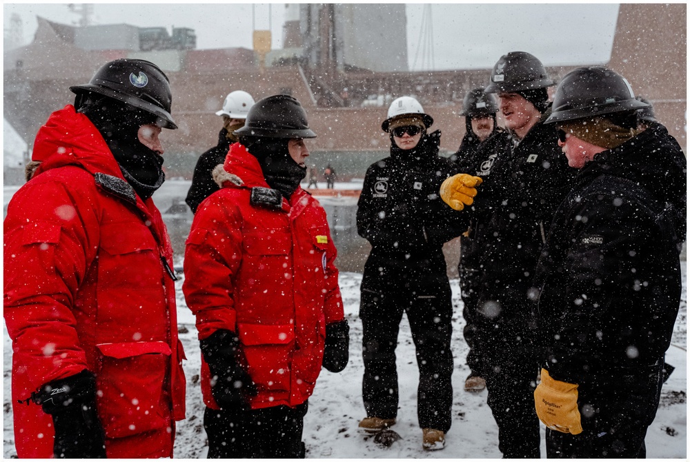 Adm. Steve Koehler, commander, U.S. Pacific Fleet, tours McMurdo Station in Antarctica