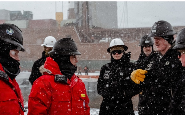 Adm. Steve Koehler, commander, U.S. Pacific Fleet, tours McMurdo Station in Antarctica