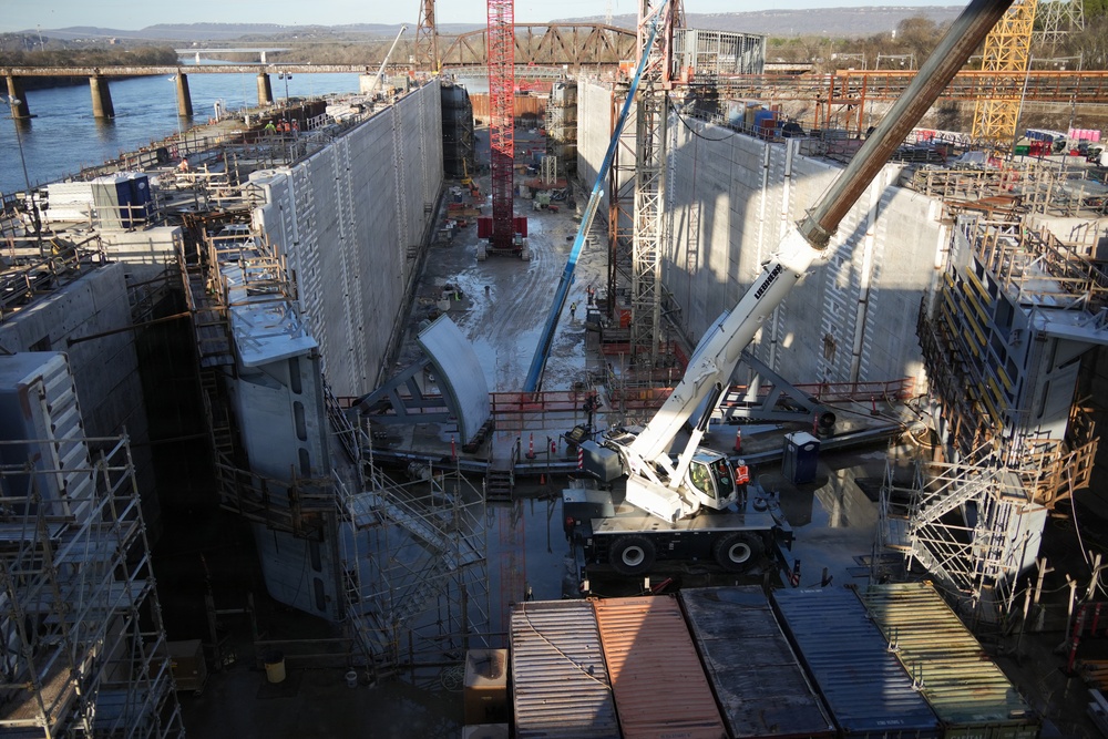 Chickamauga Lock Replacement Project makes progress