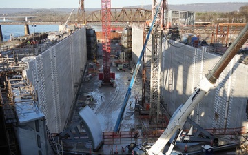 Chickamauga Lock Replacement Project makes progress