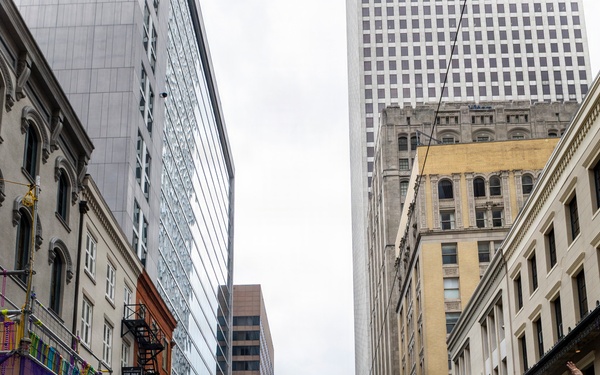 Band of the West and Fort Sam's Own march in Mardi Gras
