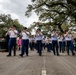 Band of the West and Fort Sam's Own march in Mardi Gras
