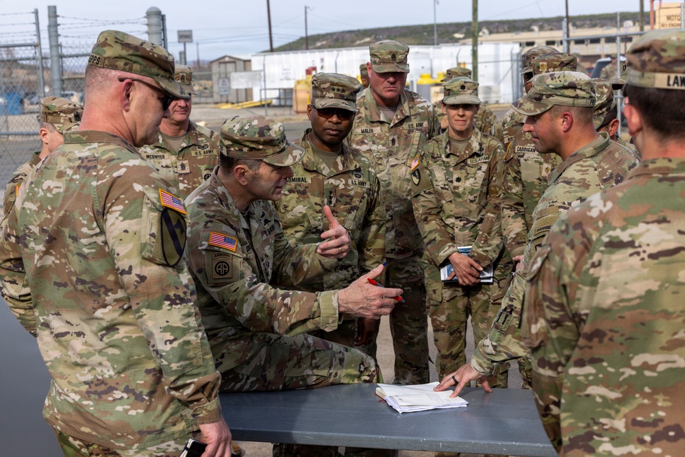 U.S. Army Gen. Christopher T. Donahue Fort Hood Visit