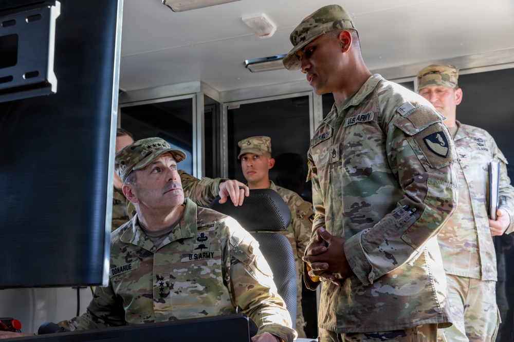 U.S. Army Gen. Christopher T. Donahue Fort Hood Visit
