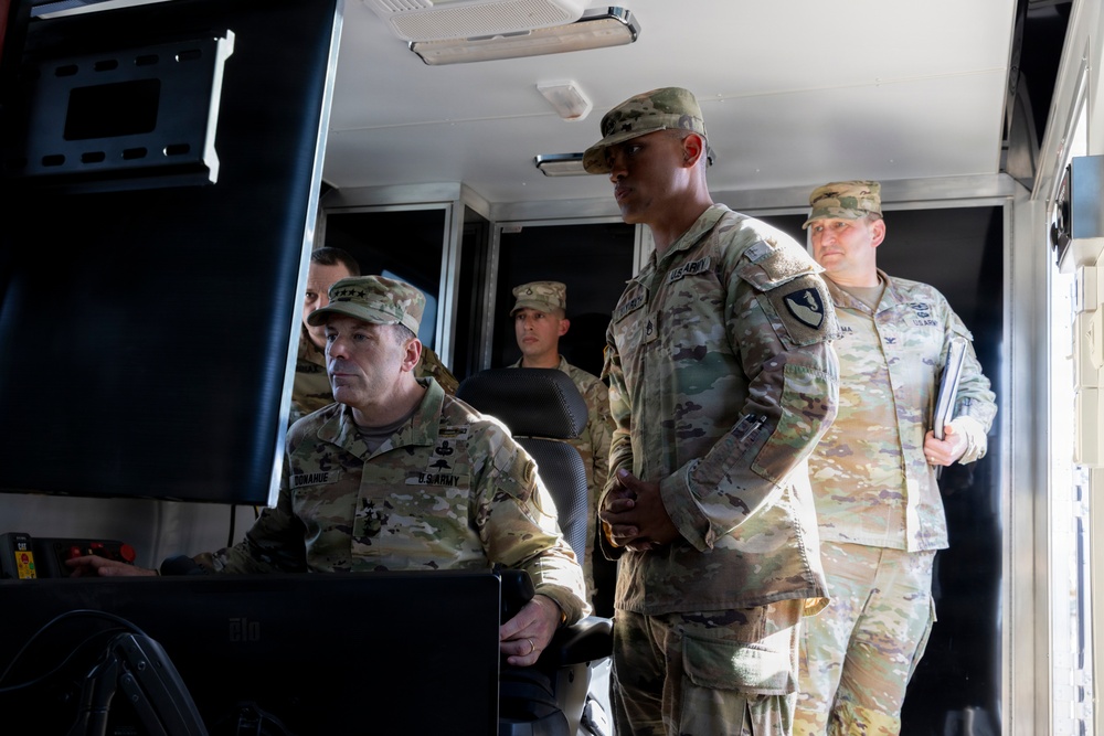 U.S. Army Gen. Christopher T. Donahue Fort Hood Visit