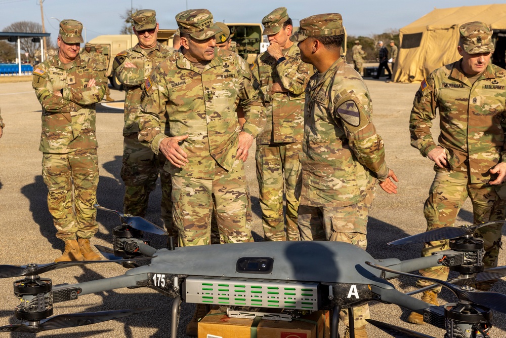 U.S. Army Gen. Christopher T. Donahue Fort Hood Visit