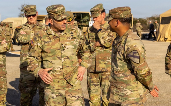 U.S. Army Gen. Christopher T. Donahue Fort Hood Visit