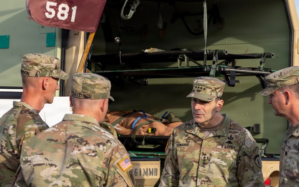 U.S. Army Gen. Christopher T. Donahue Fort Hood Visit