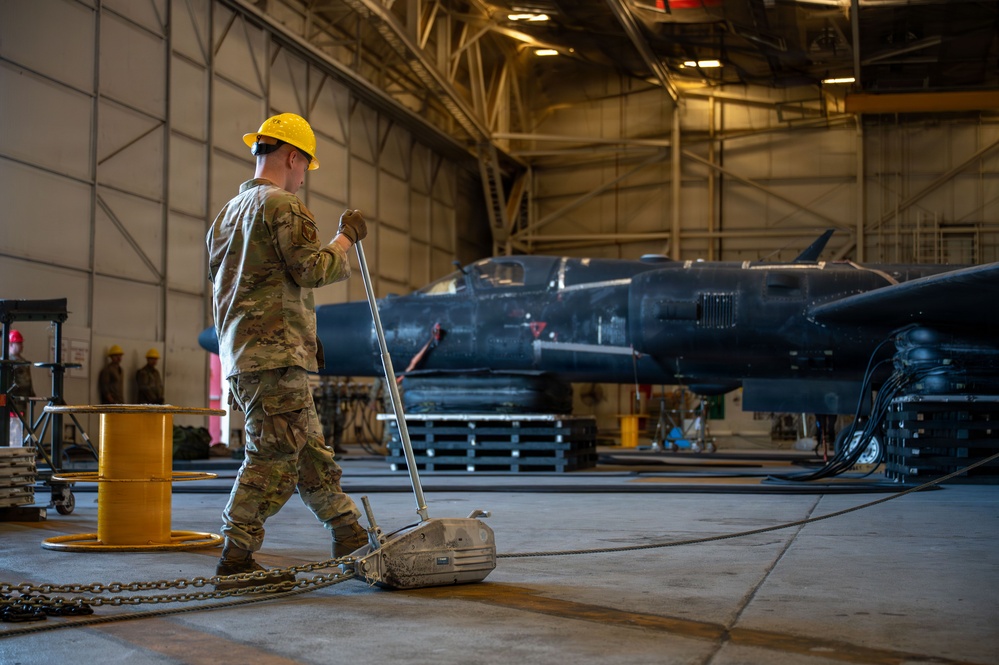 Airmen at Beale AFB Hone Skills in Aircraft Recovery Operations