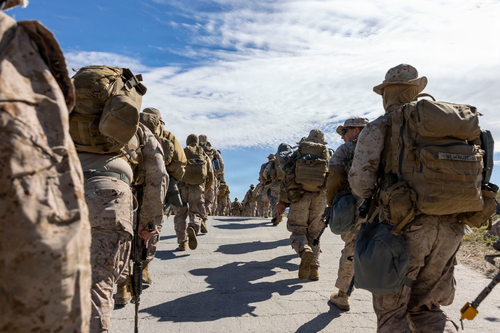 U.S. Marines with 3rd LAR participate in CBRN training during NTC 26-05