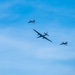 Beale AFB Aircraft Fly Unique Formation in Airshow Preparation