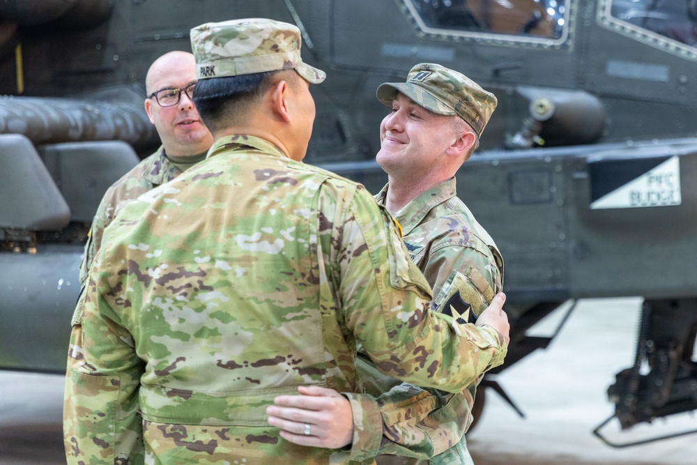 A Co. 4-2 AB Change of Command