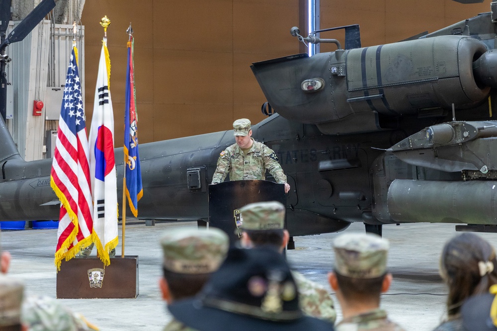 A Co. 4-2 AB Change of Command