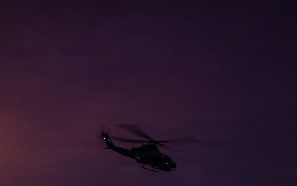 22ND MEU (SOC) | Night Flight Ops USS Fort Lauderdale