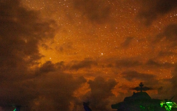 22ND MEU (SOC) | Night Flight Ops USS Fort Lauderdale