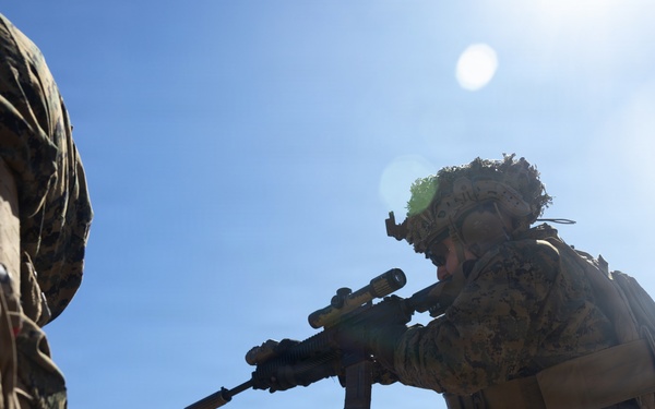 Marines Conduct a Live Fire Range during Korea Viper 26.2