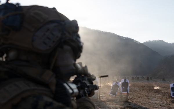 Marines Conduct a Live Fire Range during Korea Viper 26.2