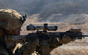 Marines Conduct a Live Fire Range during Korea Viper 26.2