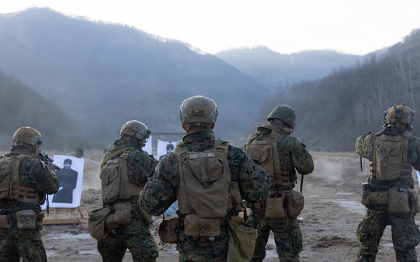 Marines Conduct a Live Fire Range during Korea Viper 26.2