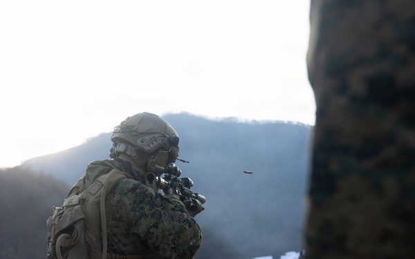 Marines Conduct a Live Fire Range during Korea Viper 26.2