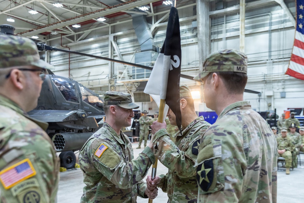 A Co. 4-2 AB Change of Command