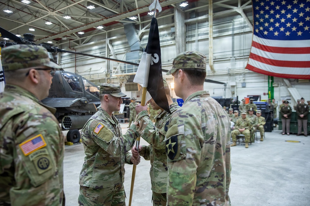 A Co. 4-2 AB Change of Command