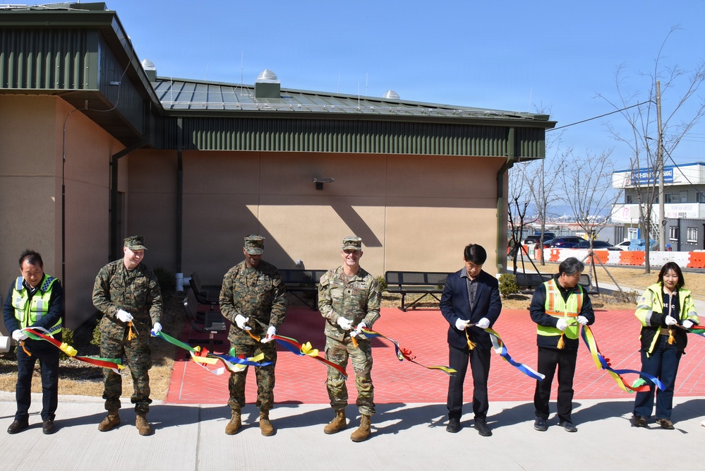 Army Engineers, Marines cut ribbon on new expeditionary dining facility in Pohang, South Korea