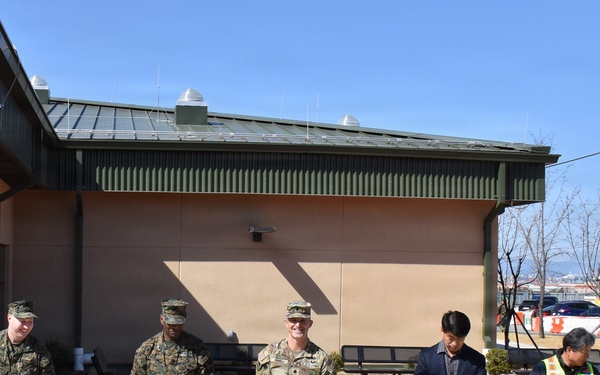 Army Engineers, Marines cut ribbon on new expeditionary dining facility in Pohang, South Korea