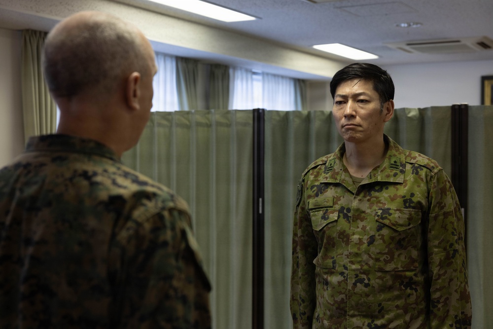 MCAS Iwakuni Awards JGSDF members for their efforts during exercise Nankai Rescue 2026