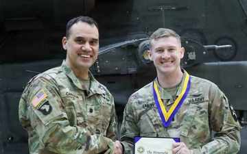 A Co. 4-2 AB Change of Command